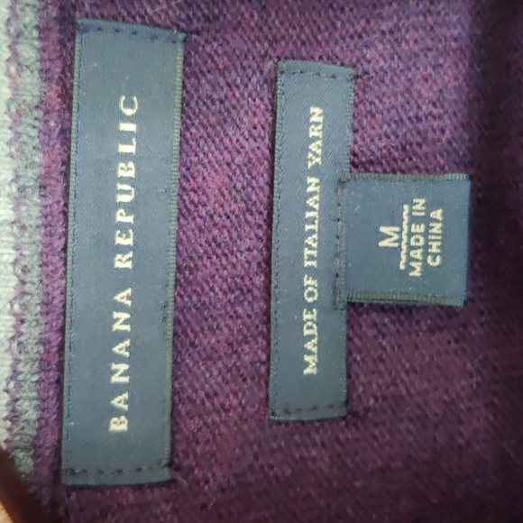 Men's Purple Banana Republic Sweater size Medium - Picture 3 of 5